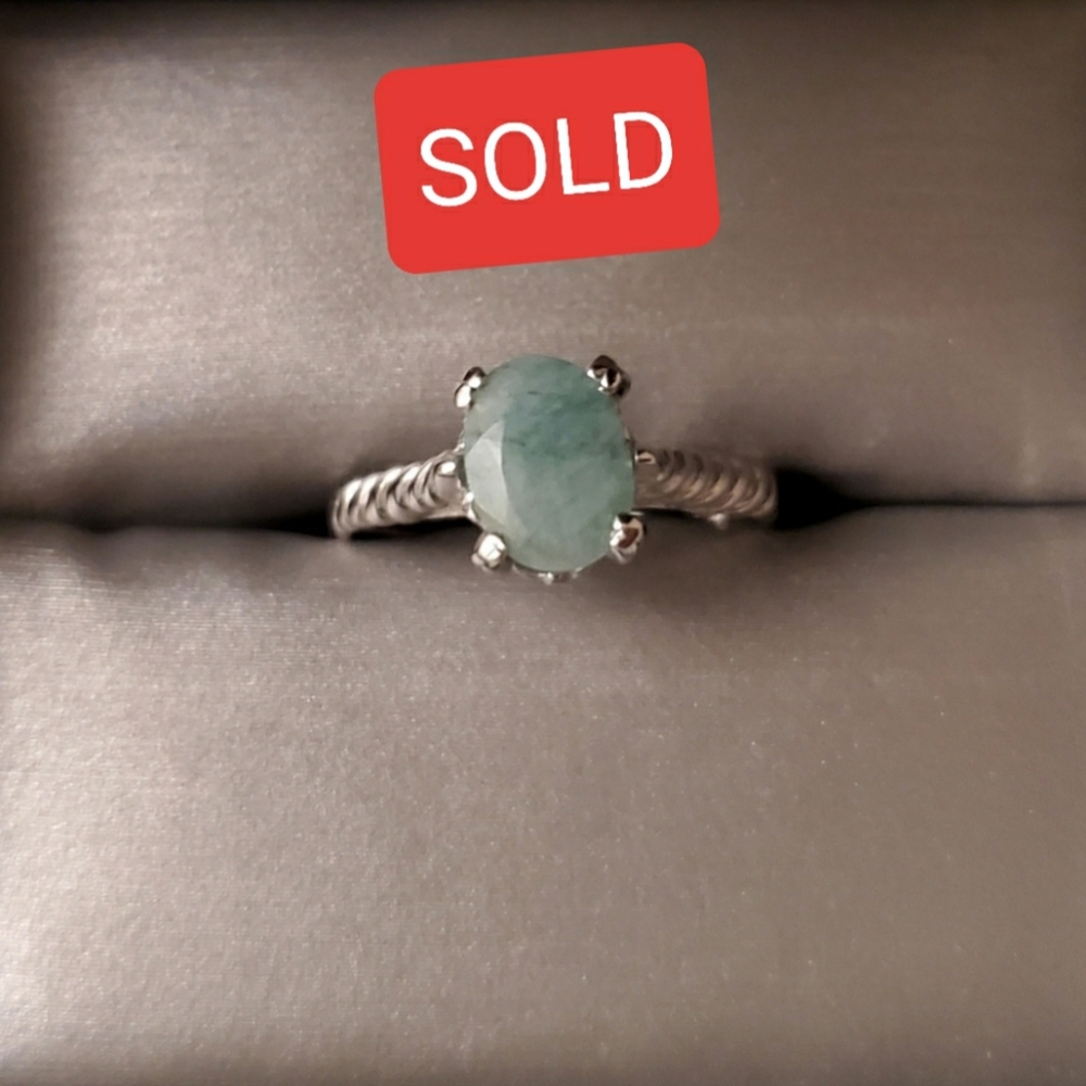 New Natural Emerald Ring💎